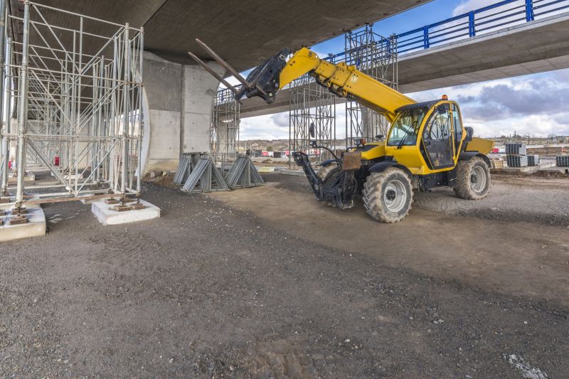 It can use forks, buckets, and winches for different tasks.